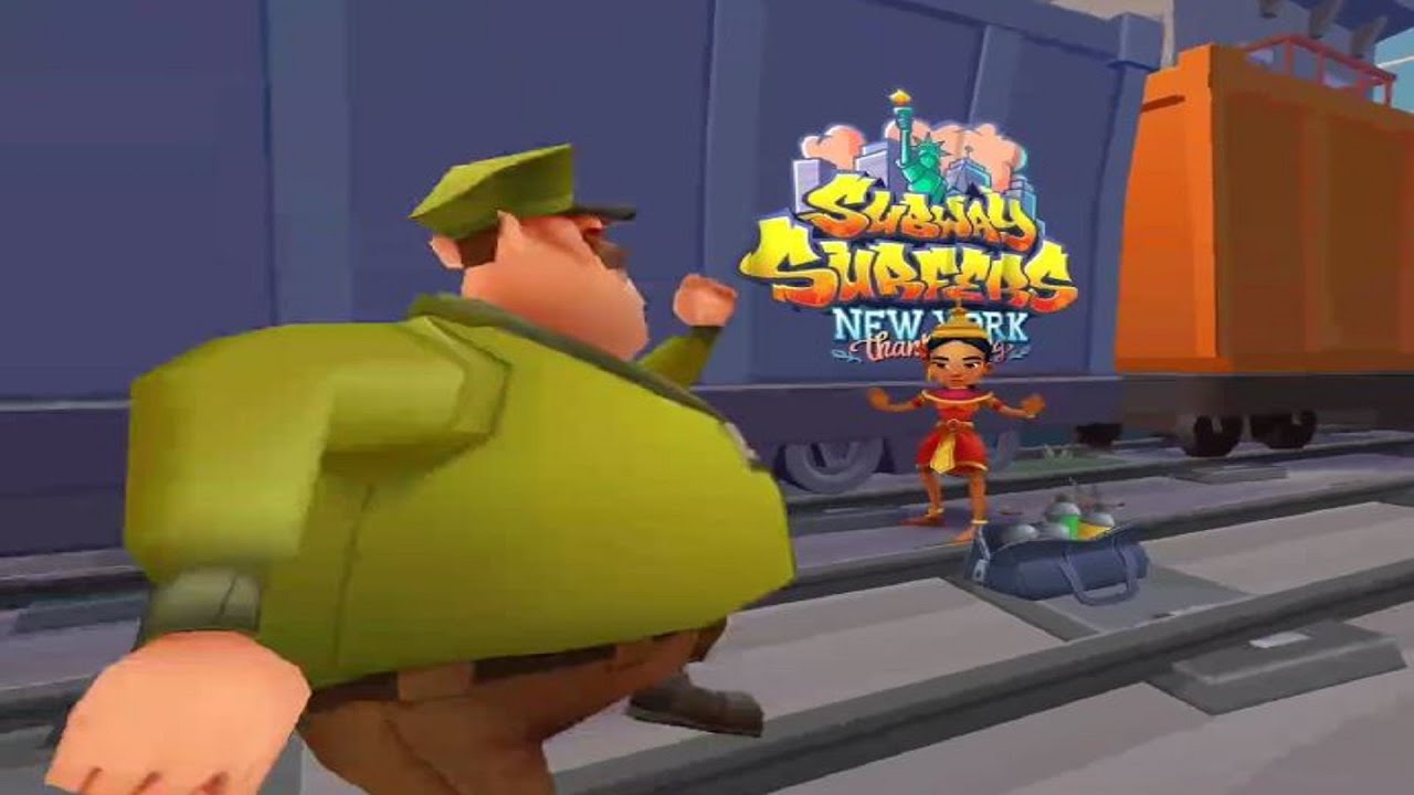 SUBWAY SURFERS GAMEPLAY PC HD P1217 NEW YOURK спасибо всем персонажам Noon Siam Outfit - Friv4T
