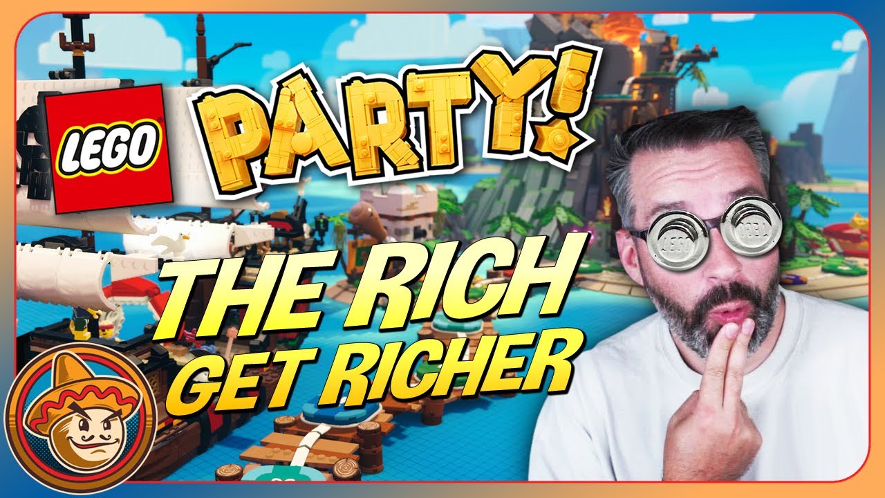 THE RICH GET RICHER 🤑💰 (LEGO Party! w/ Gassy, Burke, Crream, & BigJuicy4U)