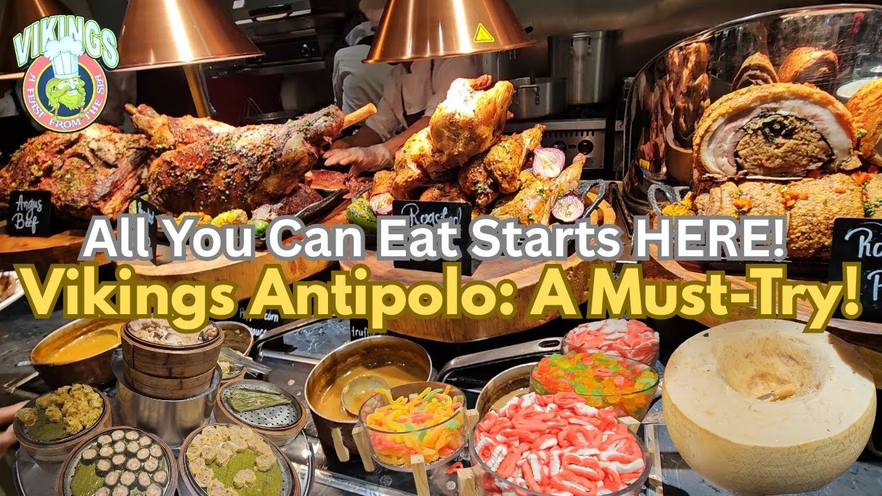 Vikings Luxury Buffet Opens in Antipolo! First Ever in Rizal Area – All-You-Can-Eat Food Tour!