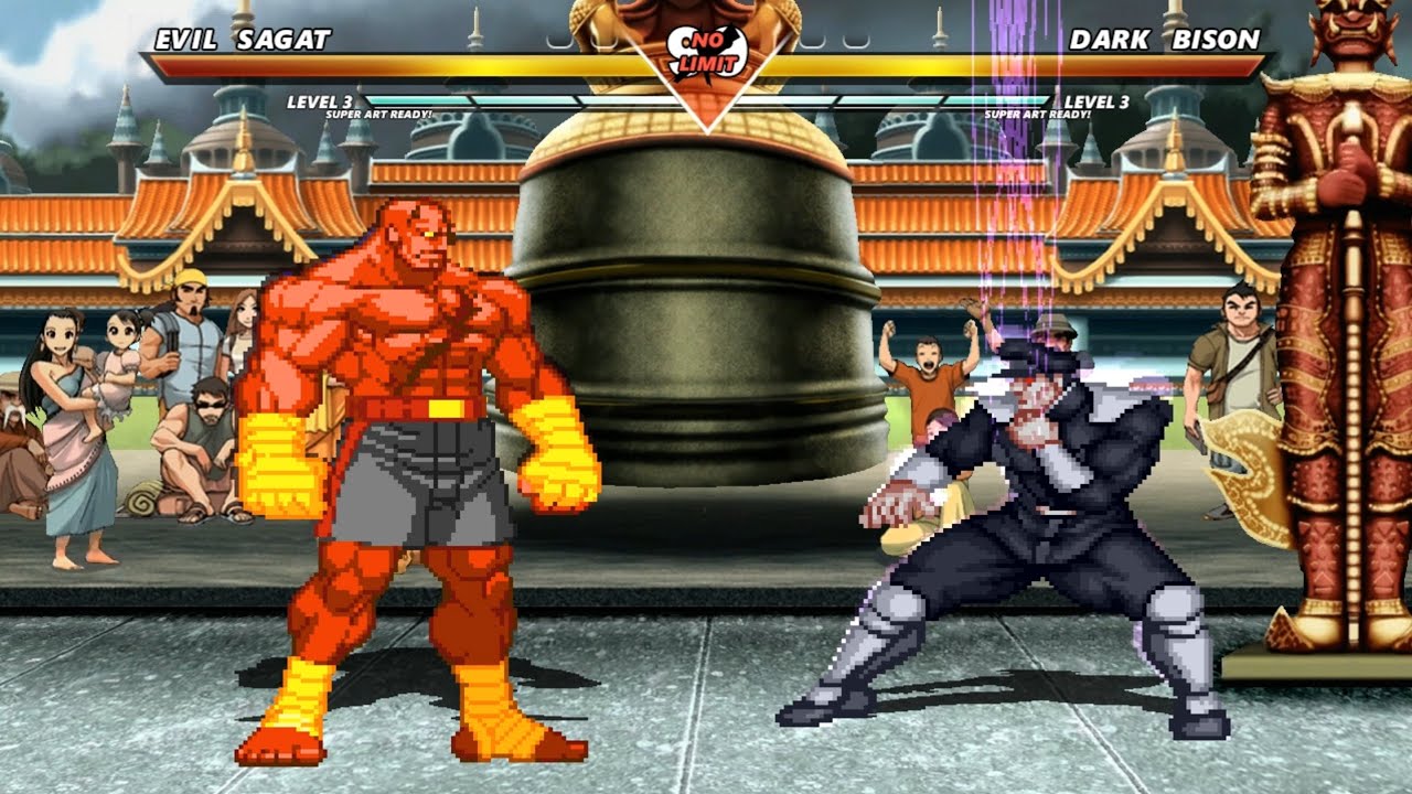 EVIL SAGAT vs DARK BISON - Insane fight❗🔥