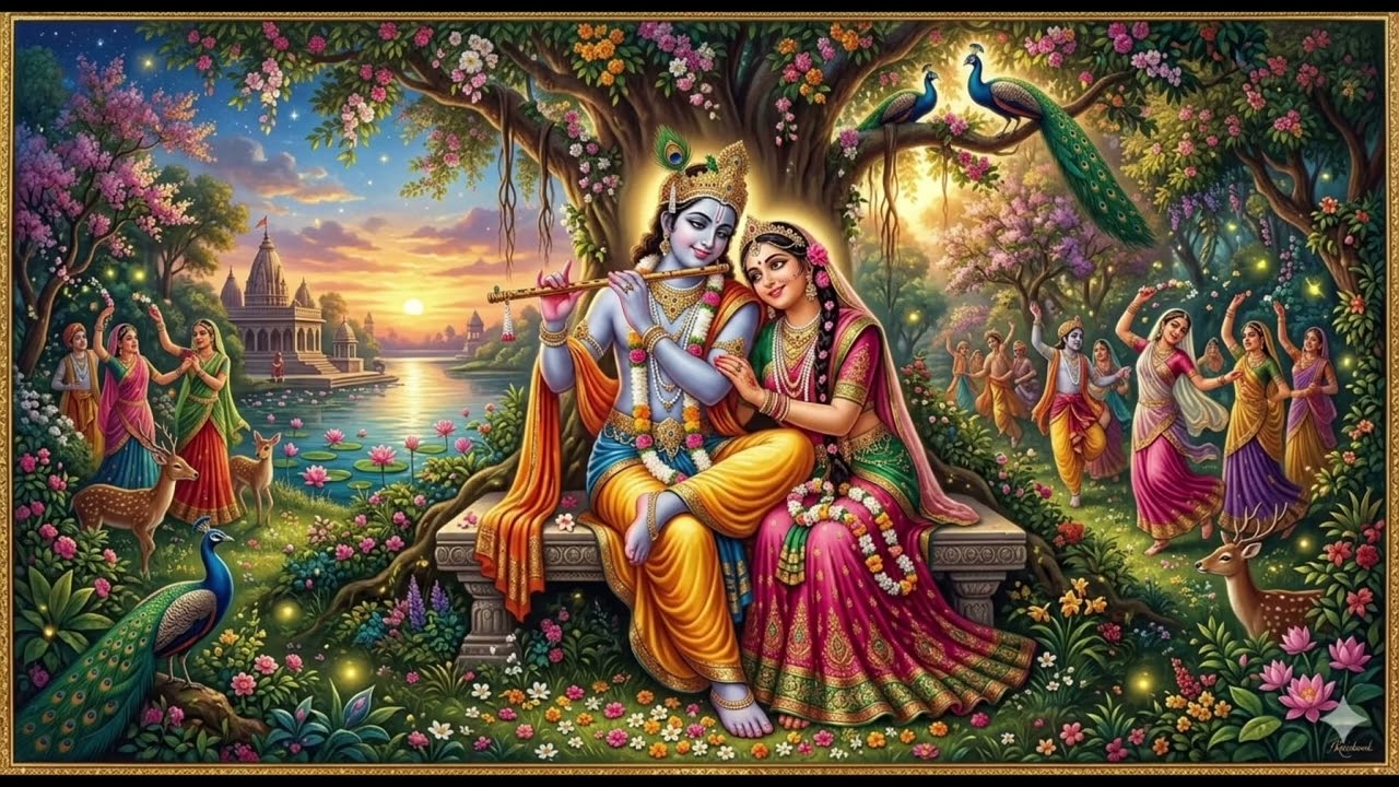 Radha Krishna Soulful Bhajan 🌼 Divine Love Song of Radhe Shyam