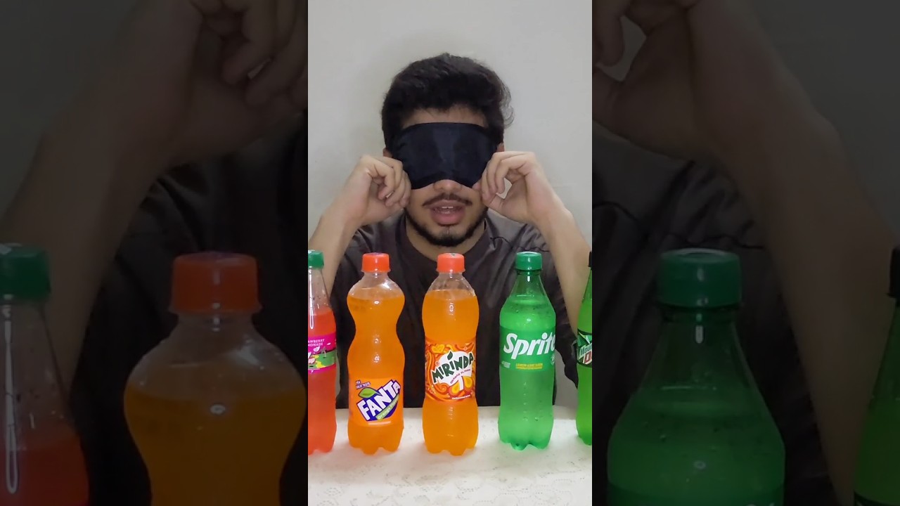 Guess The Soft Drink 🍷|| BLINDFOLDED #shorts #blindfolded #shortvideo
