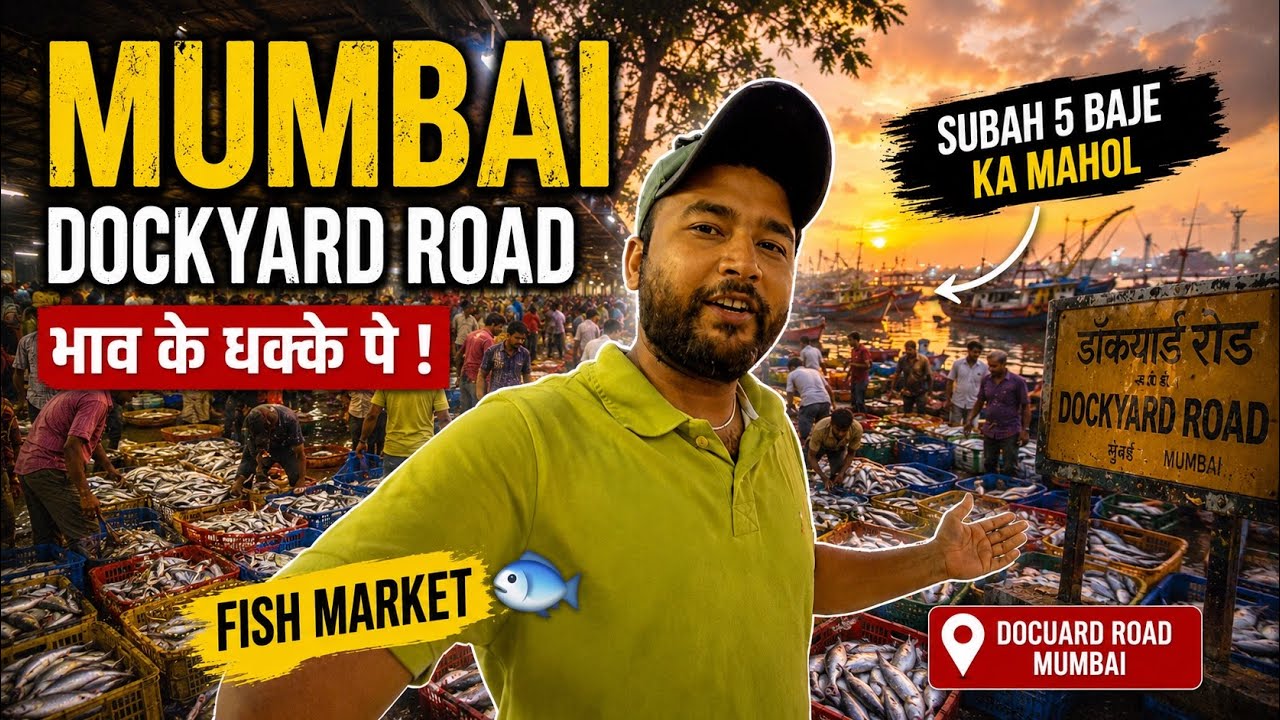 🔥Lakhs Ki Machliyon Ki Boli! 😱 Mumbai Bhaucha Dhakka Fish Market | Subah 5 Baje Ka Asli Scene