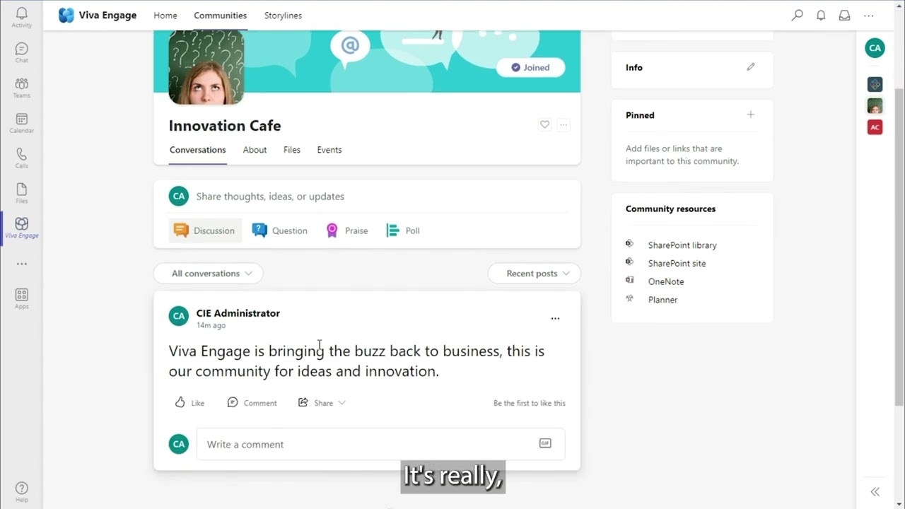 Microsoft 365 &mdash; Демонстрация для пользователей &mdash; Viva Engage &mdash; Советы и рекомендации