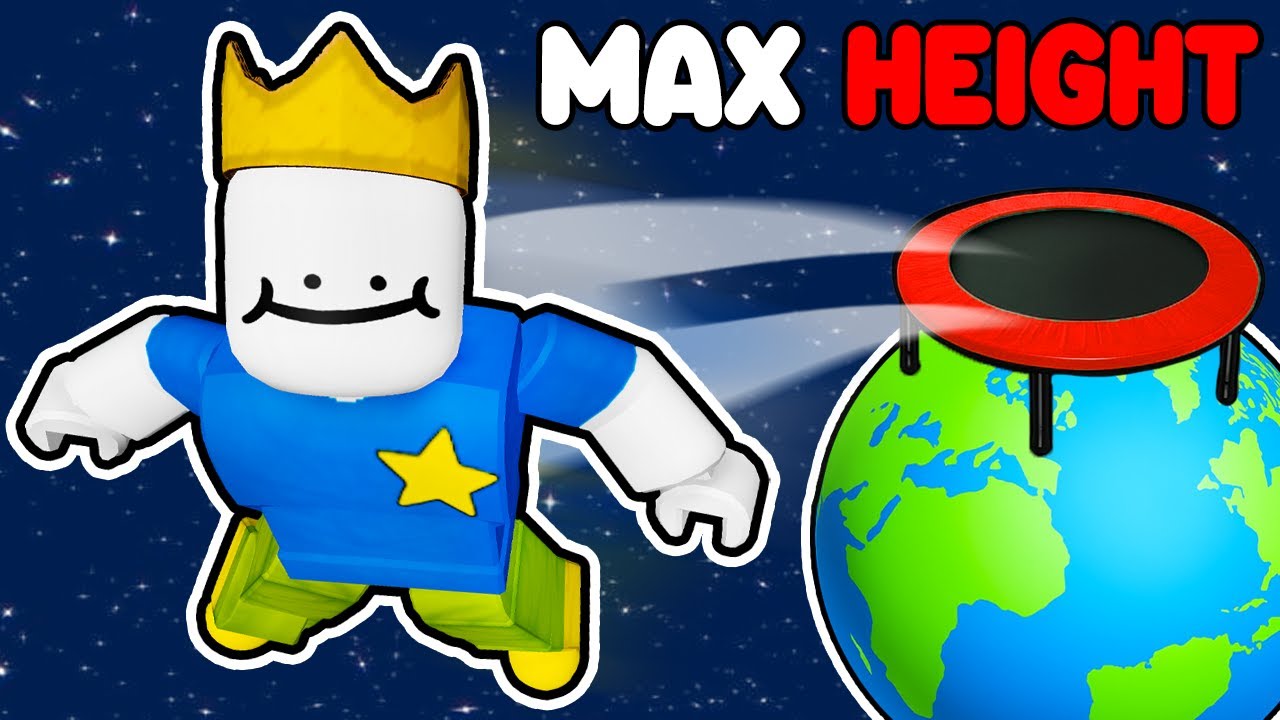 reaching MAX HEIGHT in Roblox Trampoline Training...