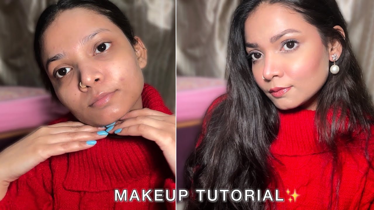 Budget Friendly Glowy Makeup Tutorial | Flawless Base for Everyday | Beginners friendly makeup look
