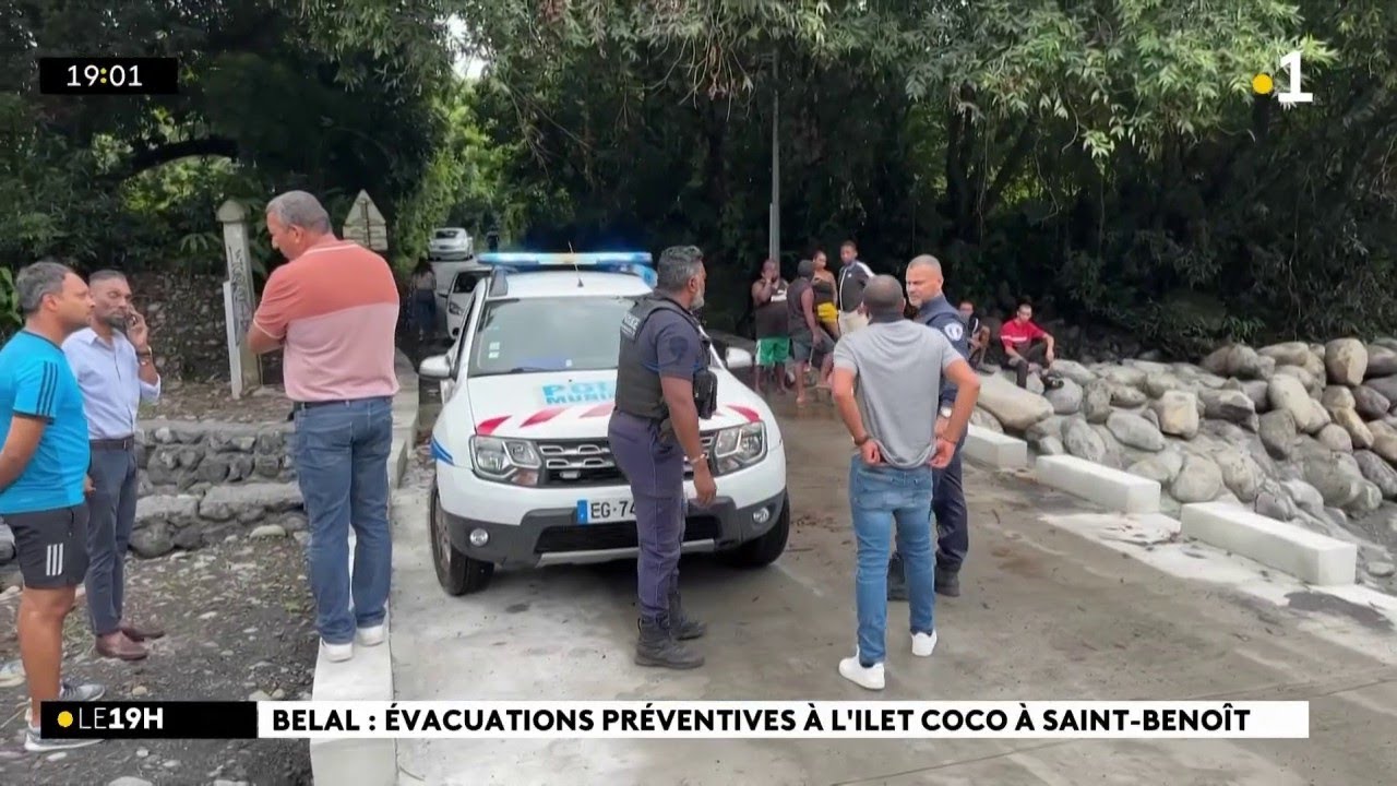 Avec l’arrivée du cyclone Belal, les habitants de l’île Coco à Saint-Benoît ont été évacués