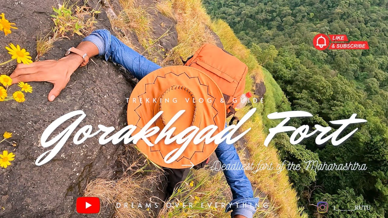 GORAKHGAD Deadliest Fort of The Maharashtra | 4K vlog | Most Thrilling Trek of The Maharashtra |