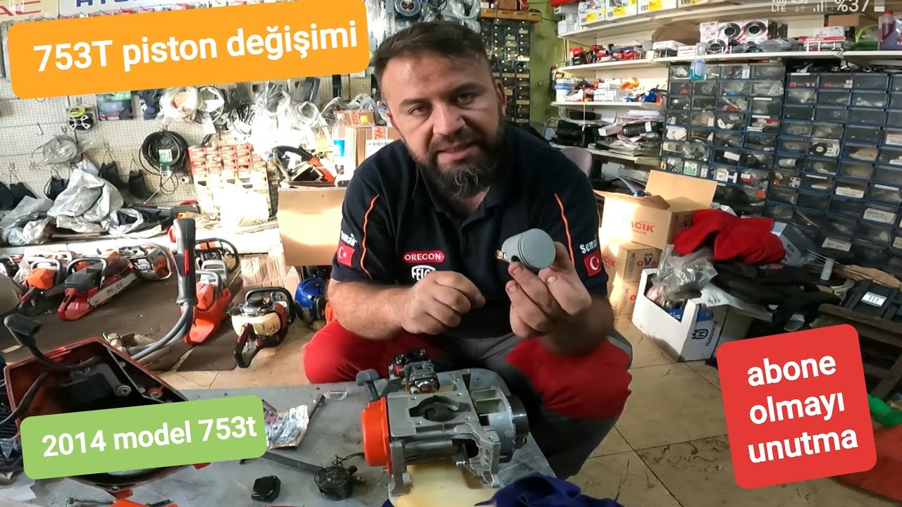 OLEO MAC 753T PİSTON DEĞİŞİM