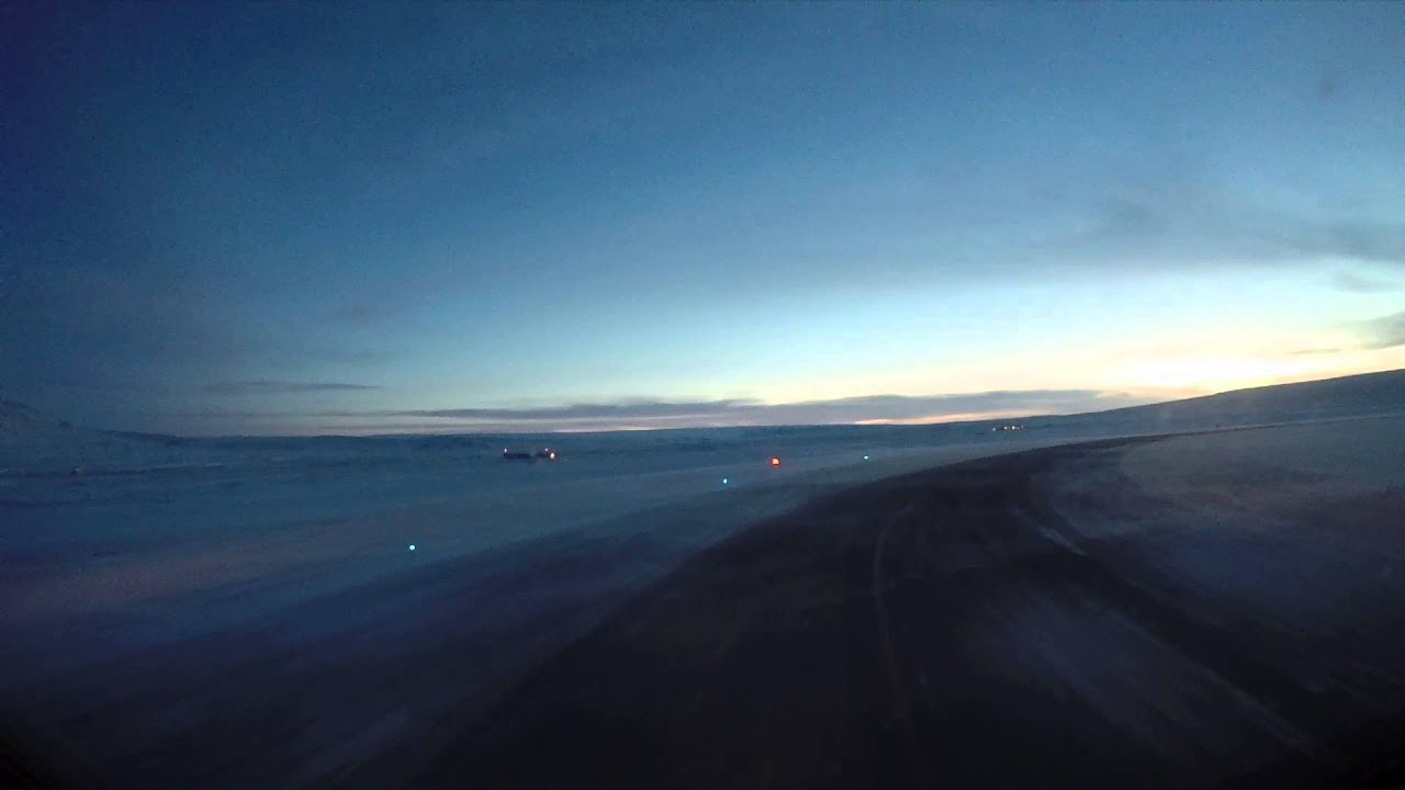 Takeoff from Thule Air Base, Greenland