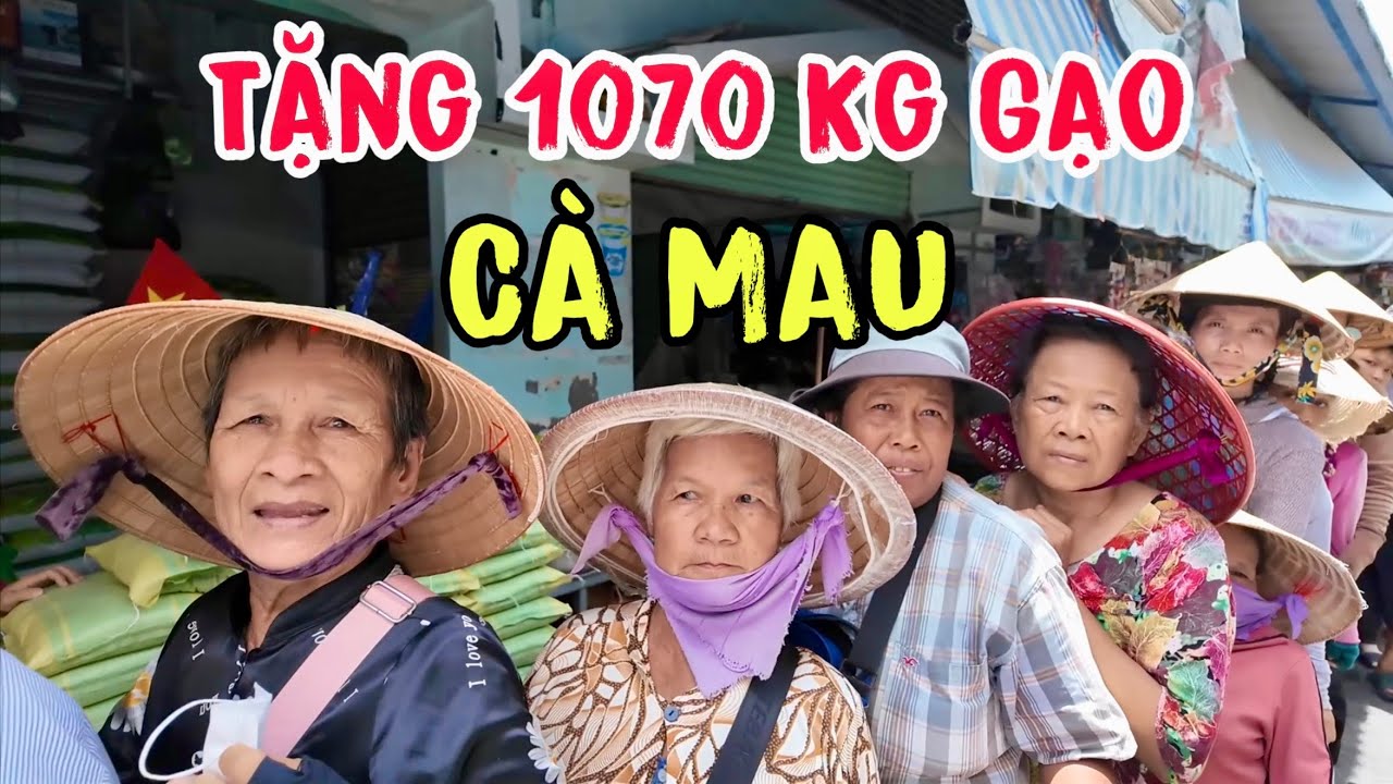 Tặng 1070 Kg Gạo Tại Cà Mau Đến Hoàn Cảnh Khó Khăn Tấm Lòng Từ Nhật Và Đài Loan | Khương Nhựt Minh