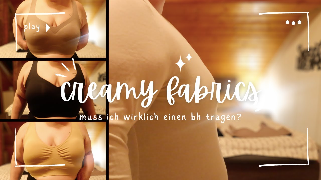 MUSS ich wirklich einen BH TRAGEN? - REALTALK mit den BH's von CREAMY FABRICS 💗✨ ⎮ Jessi ♡