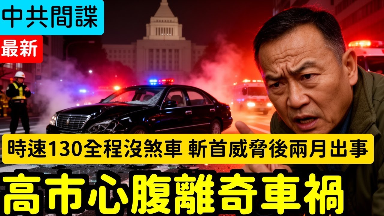 毛骨悚然！高市早苗心腹離奇車禍時速130全程沒煞車，薛劍斬首威脅後兩個月就出事 | 馬一峰