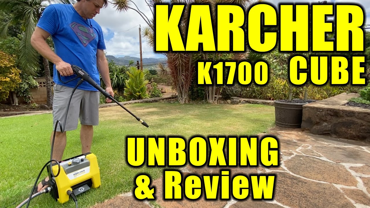 BEST ENTRY LEVEL PRESSURE WASHER Karcher K1700 Cube Unboxing and Demonstration
