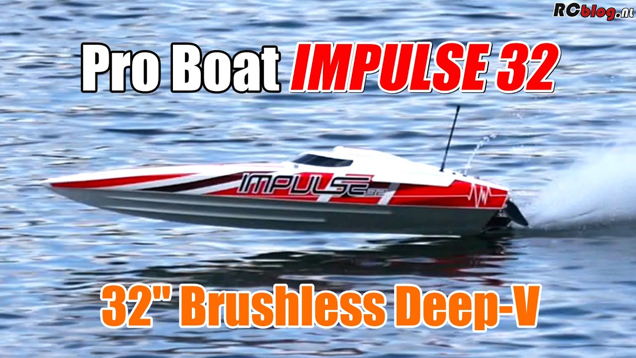 Pro Boat Impulse 32 Brushless Deep-V video review (NL)