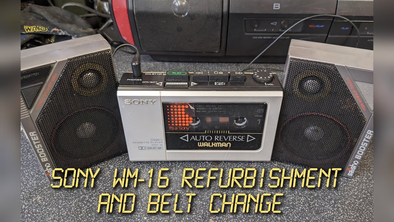 Sony WM-16 refurbishment and belt change