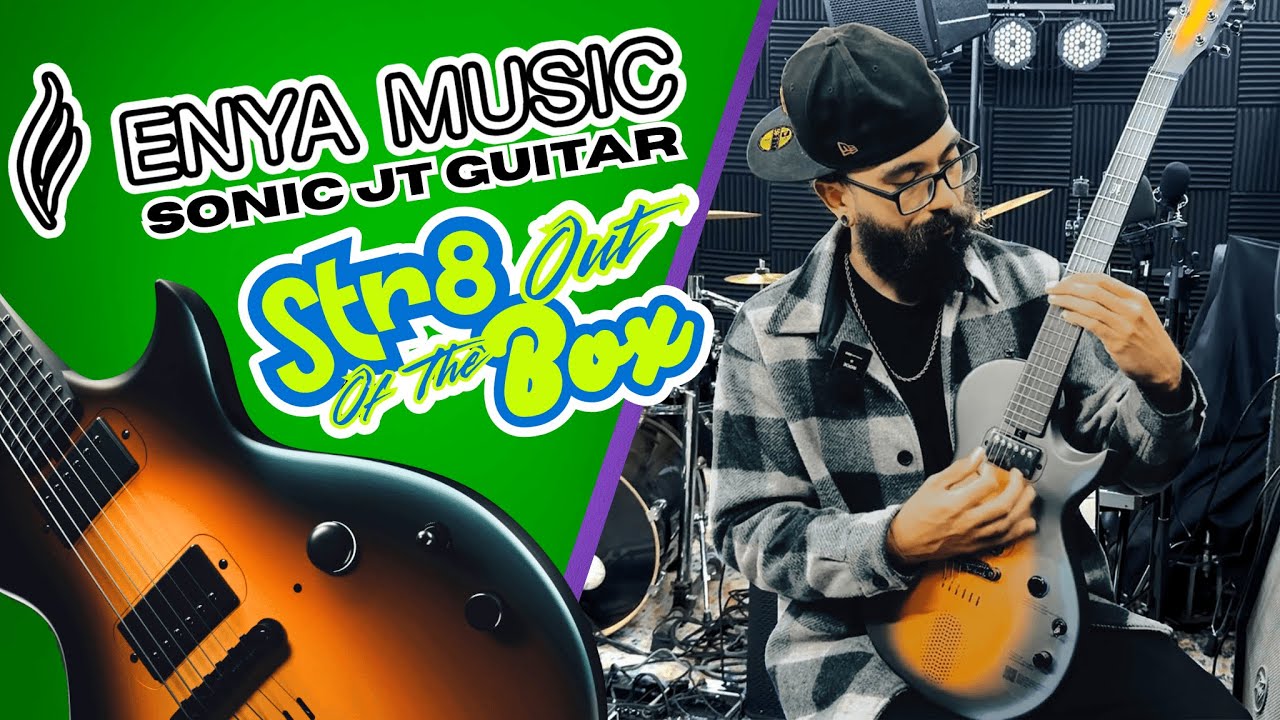 Str8 Out Of The Box | Enya Sonic JT Signature Guitar | Jack Thammarat Custom Model [Unboxing & Test]
