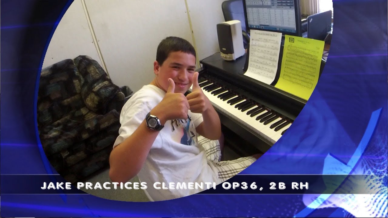 Jake Boucher Practices Clementi Op36, 2b RH