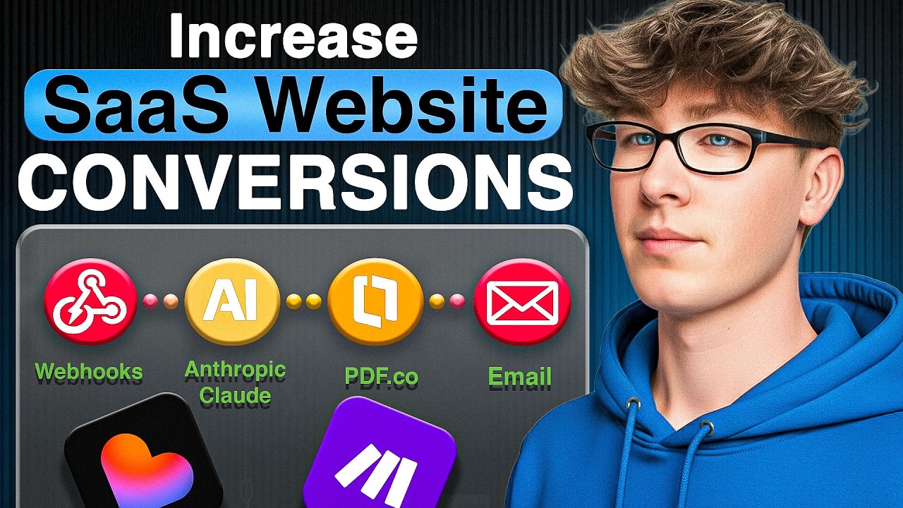 Increase Your SaaS Website Conversions With This AI Lead Magnet System (Lovable + Make.com)