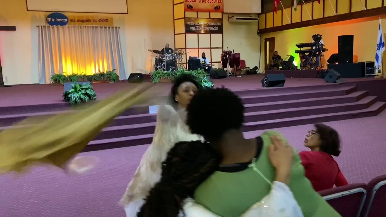 “We bow down/ Pour it out” ministered by 13:46 Dance Ensemble