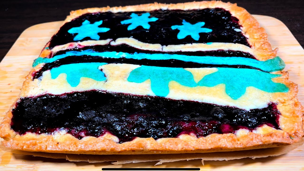 Rezept für hausgemachten Kuchen mit Kirschmarmelade