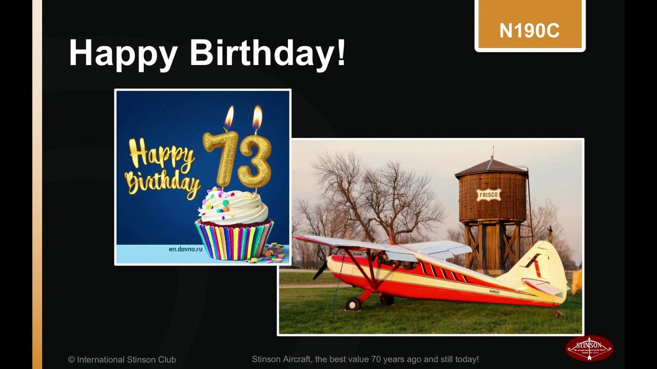 Stinson 108 Best Value Presentation