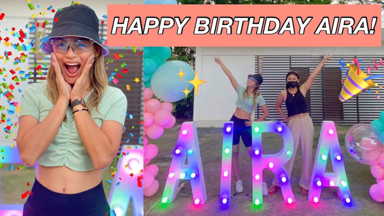 WE PLANNED A SURPRISE BIRTHDAY PARTY FOR AIRA! (UNEXPECTED?!) | Alou Lopez