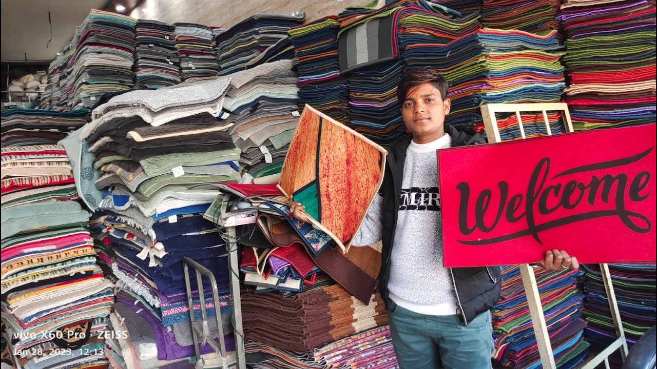 Export Quality Door Mat & Carpet In Panipat | Lot का माल भी मिलता है | Krishna Texo Fab