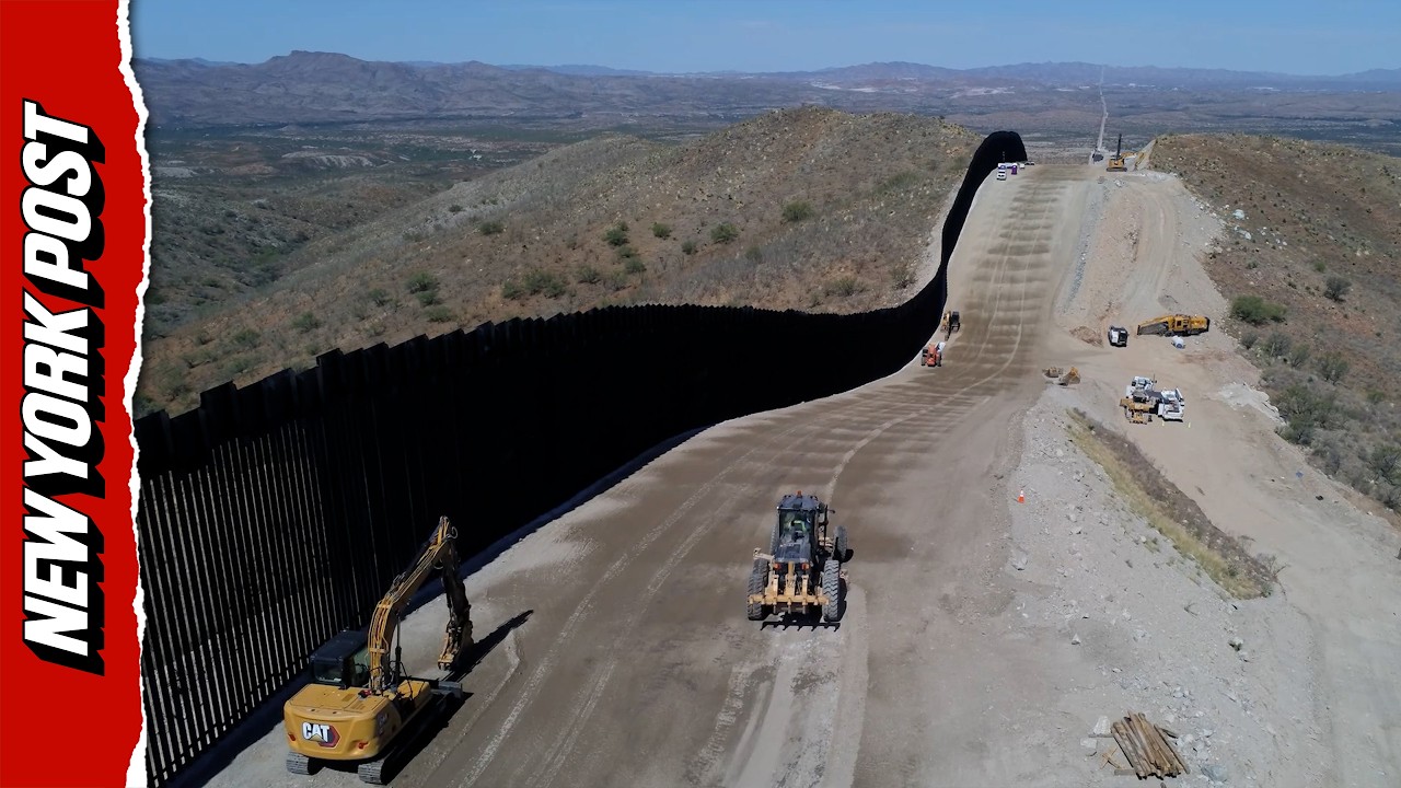 Massive Border Wall Expansion Underway as Roads and Secondary Barriers Take Shape