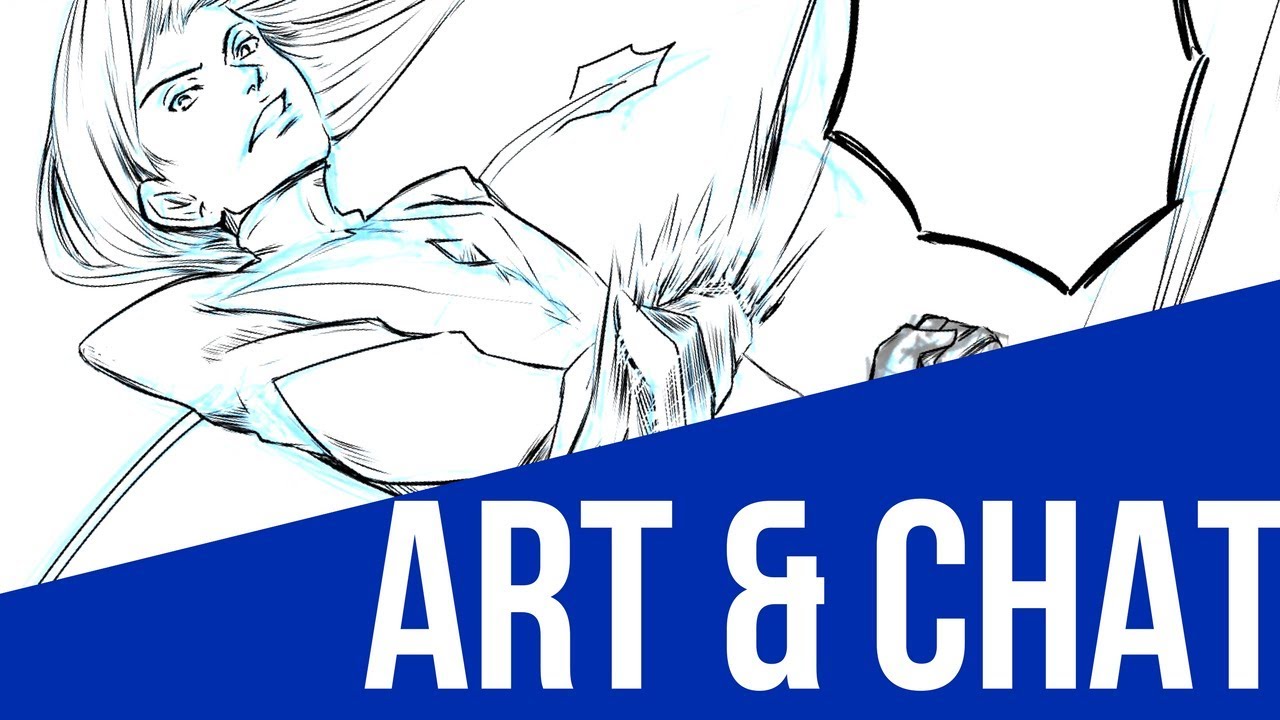 Inking Webcomic Manga: Art and Chat: Session 01