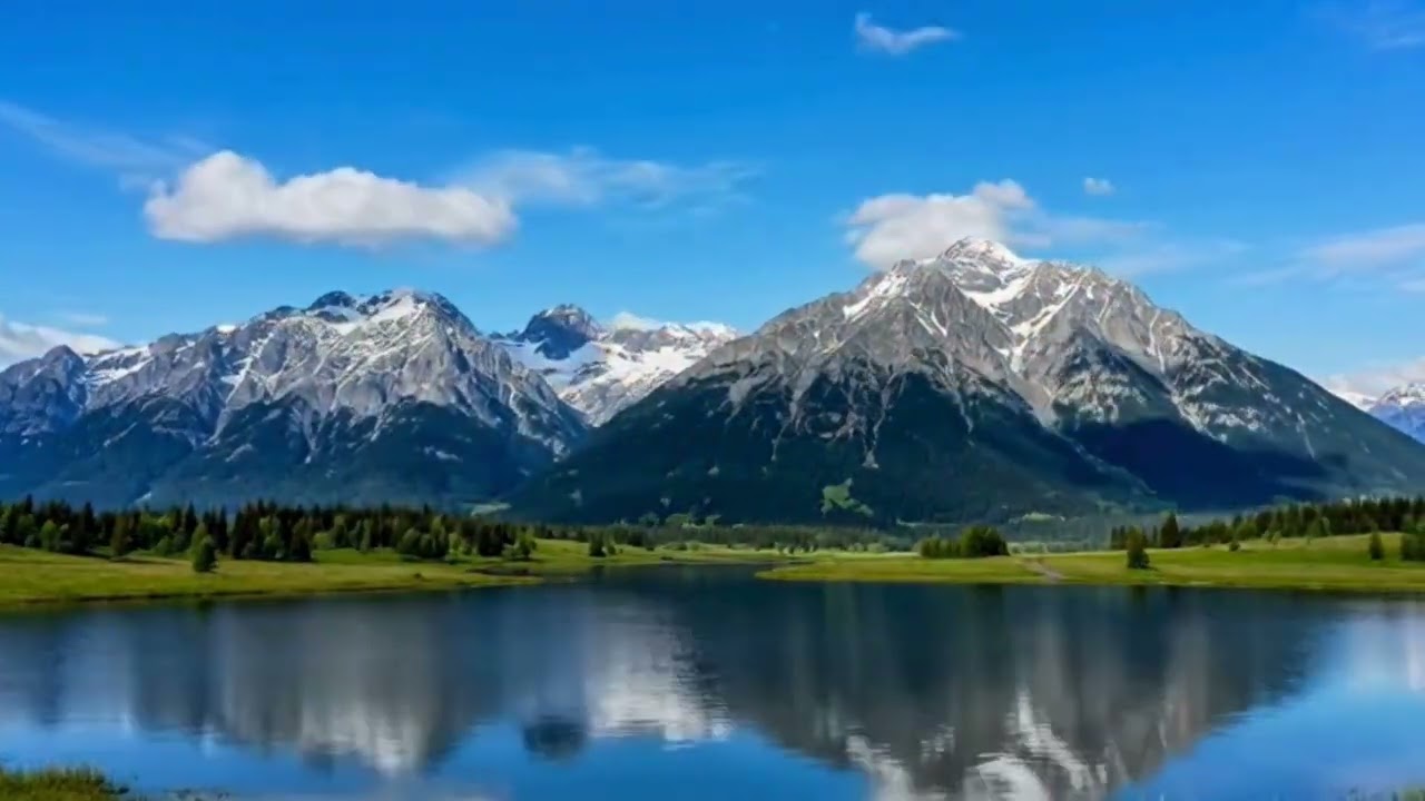 30 Minutes Peaceful Mountain View ⛰️ Relaxing Ambient Music for Sleep & Relaxation