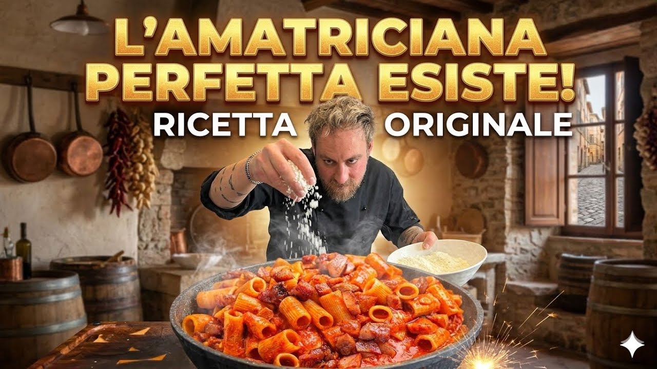 Настоящая идеальная Аматричана | Оригинальный римский рецепт
