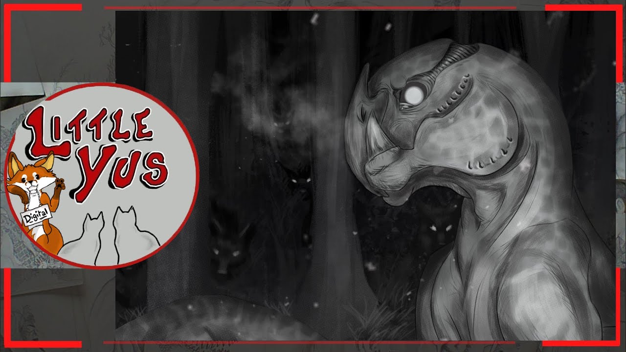 draw Digital Creature Time Lapse