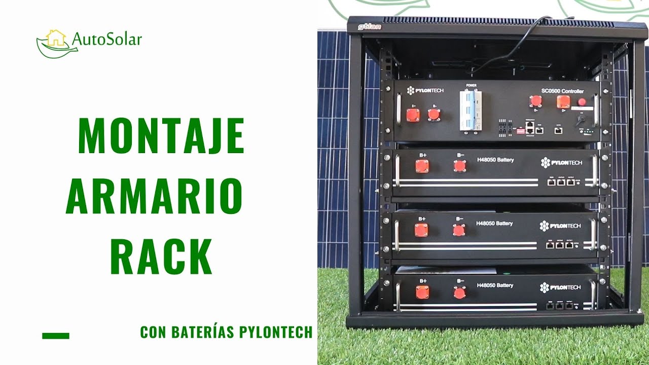 Armario Rack Batería Pylontech | Montaje