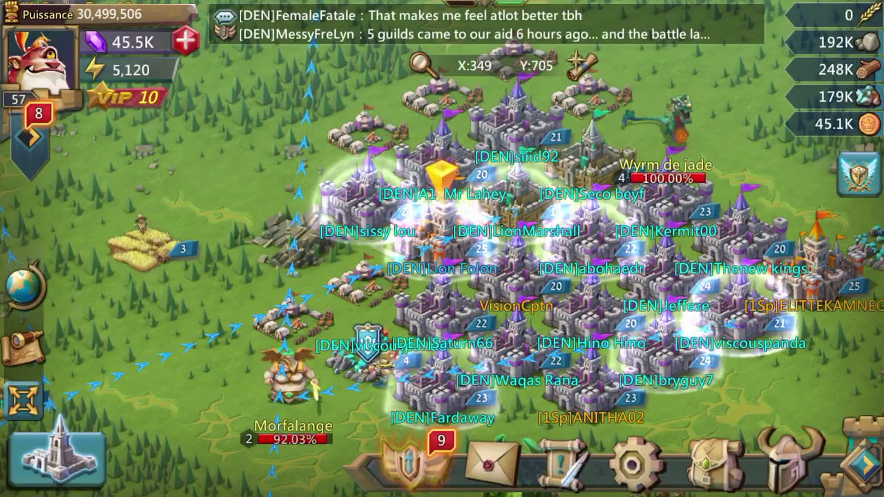 Lords mobile. Quand la protection du royaume tombe
