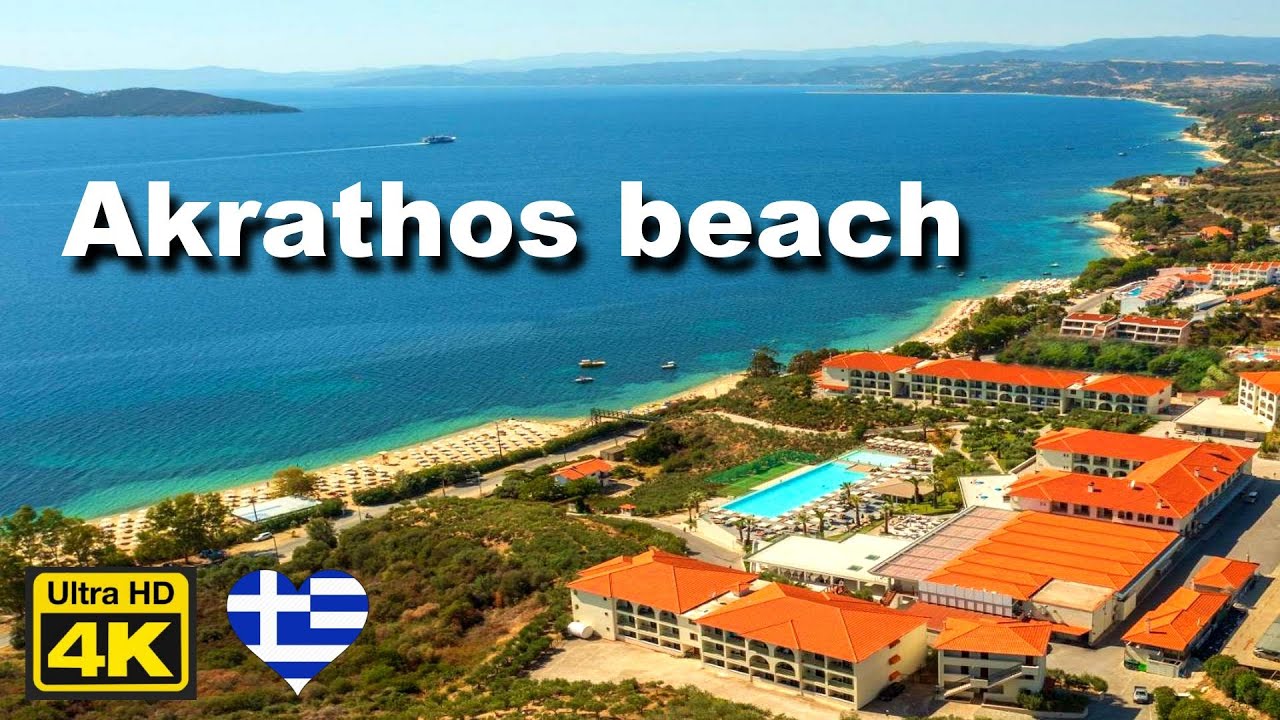 🏖️ Summer Bliss at Akrathos Beach – A Dreamy Getaway on the Coast of Mount Athos 🌞🍹