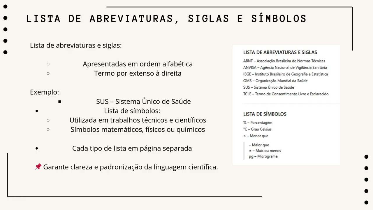 LISTAS E SUMÁRIO NO TCC: ORGANIZAÇÃO, FORMATAÇÃO E PADRÕES ABNT (PASSO A PASSO)