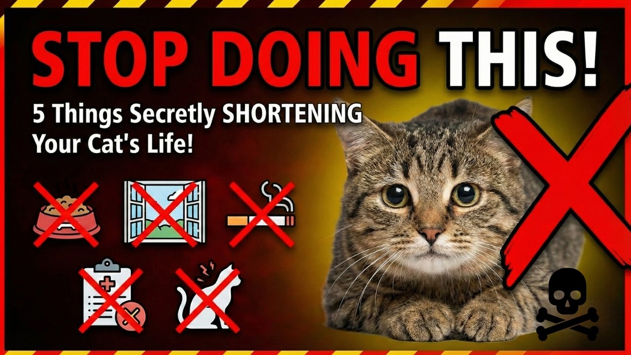 Stop Doing THAT!⚡️5 Things That Are Secretly Shortening Your Cat's Life!