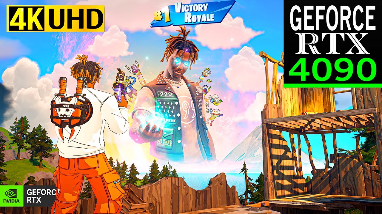 Fortnite Slayer Juice WRLD Skin Gameplay | RTX 4090 4K Max Graphics + Ray Tracing ON #fortnite