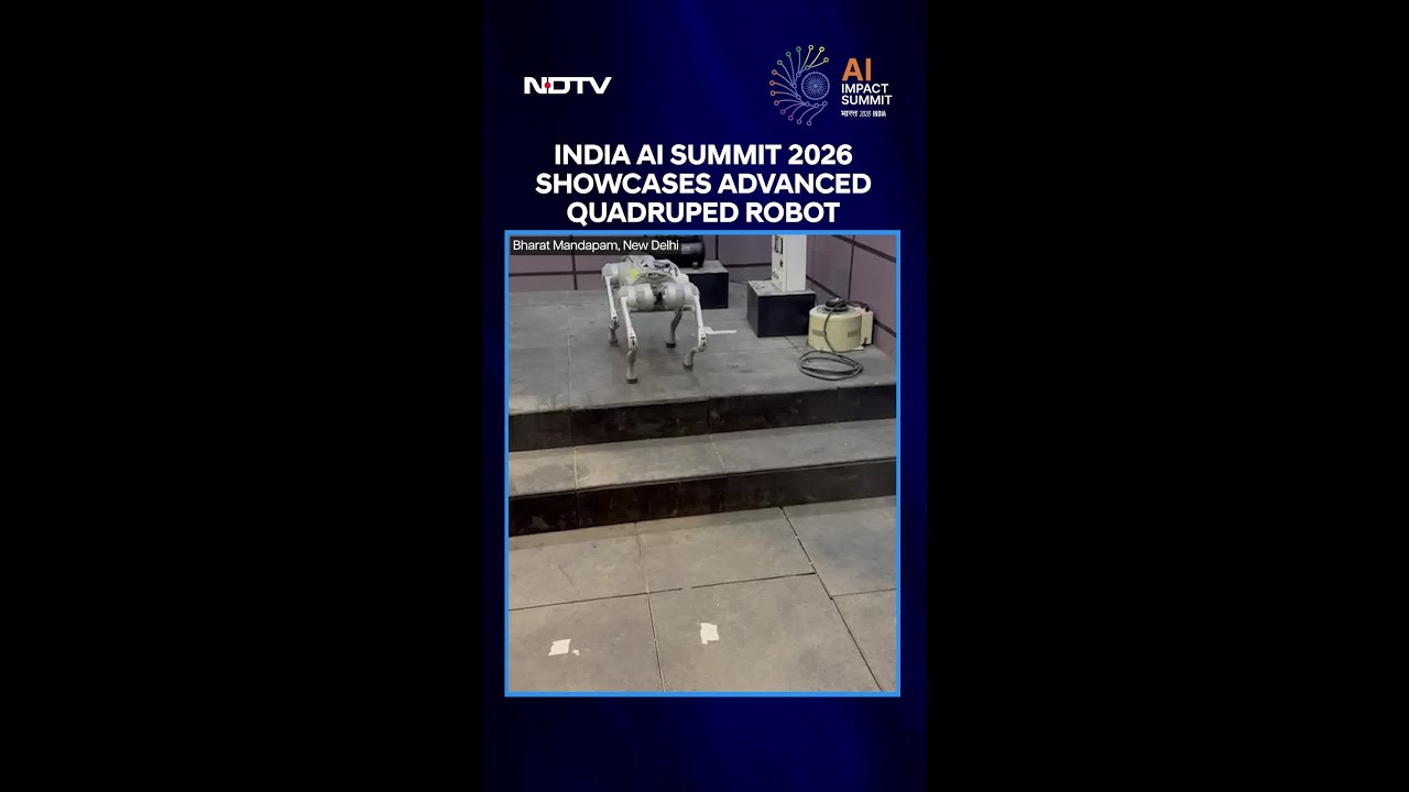 India AI Summit 2026 Showcases Advanced Quadruped Robot