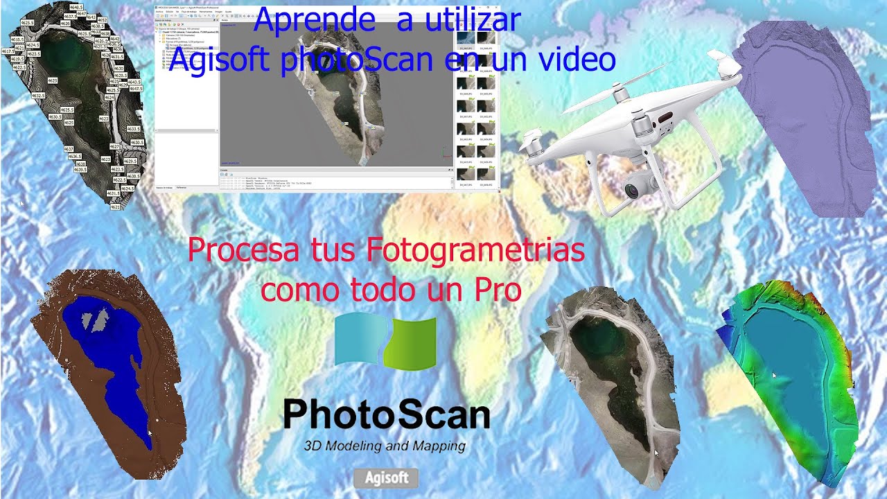 Aprende a procesar fotogrametria con agisoft photoscan en un video