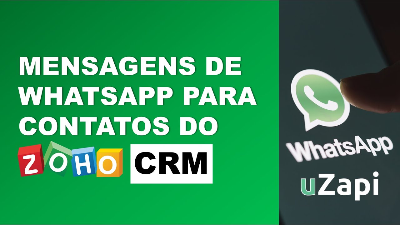 Envie mensagens de WhatsApp para contatos do Zoho CRM utilizando api da Uzapi e n8n