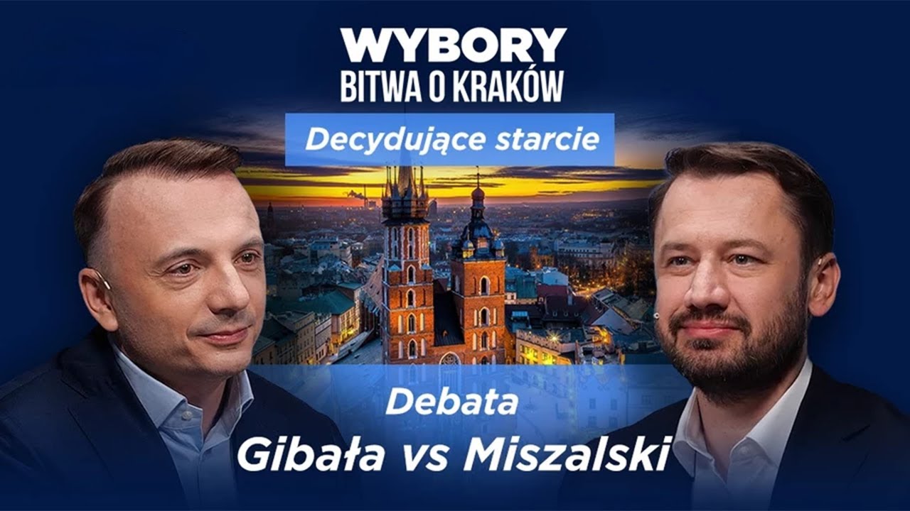 DEBATA W INTERII - MISZALSKI kontra GIBAŁA - KTO ZOSTANIE PREZYDENTEM KRAKOWA