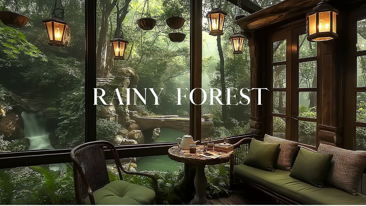 Rainy Forest 🌿Calm Piano & Gentle Rain for Focus |  下雨森林 | 寧靜鋼琴與細雨聲專注 (Slow Time)