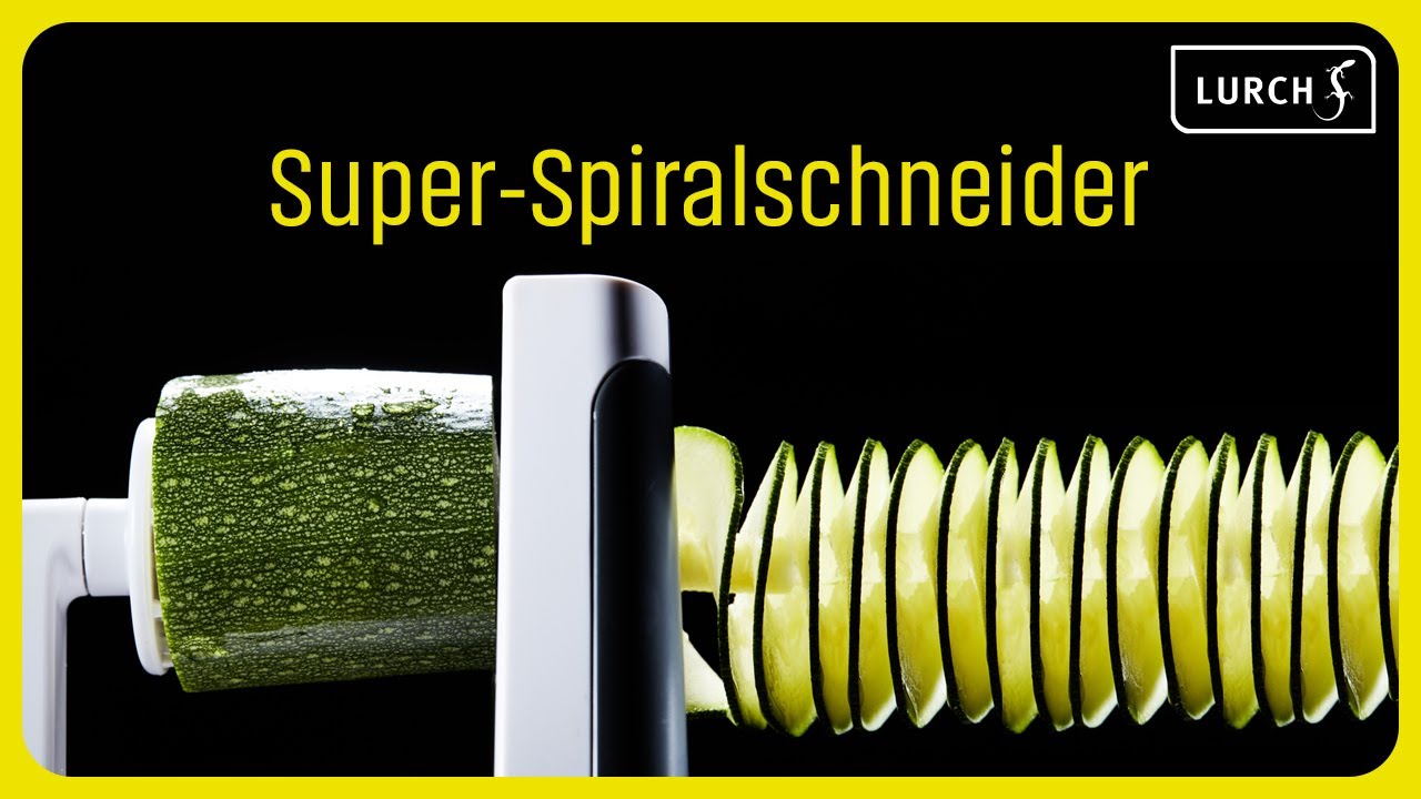 Lurch Super-Spiralschneider (Spiralizer) f&uuml;r Nudeln und Spiralen aus Obst und Gem&uuml;se