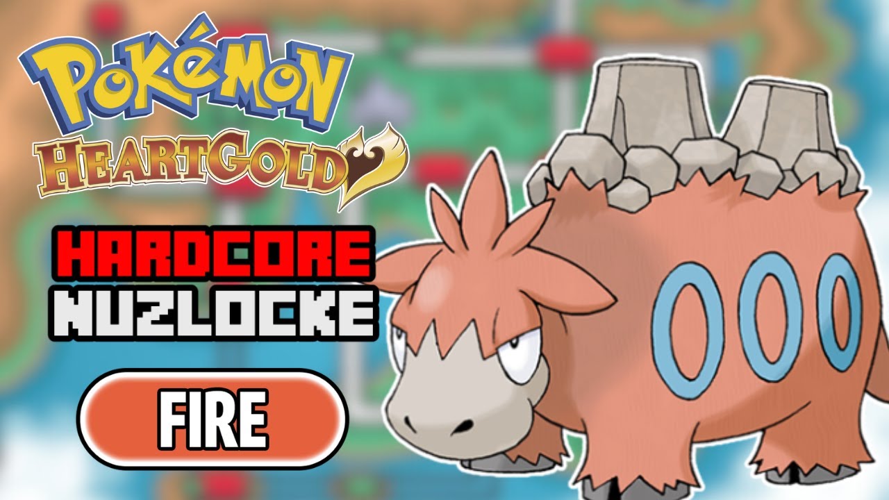 Pokemon HeartGold Hardcore Nuzlocke — Только ОГОНЬ (Часть 2) (БЕЗ предметов, БЕЗ повышения уровня)