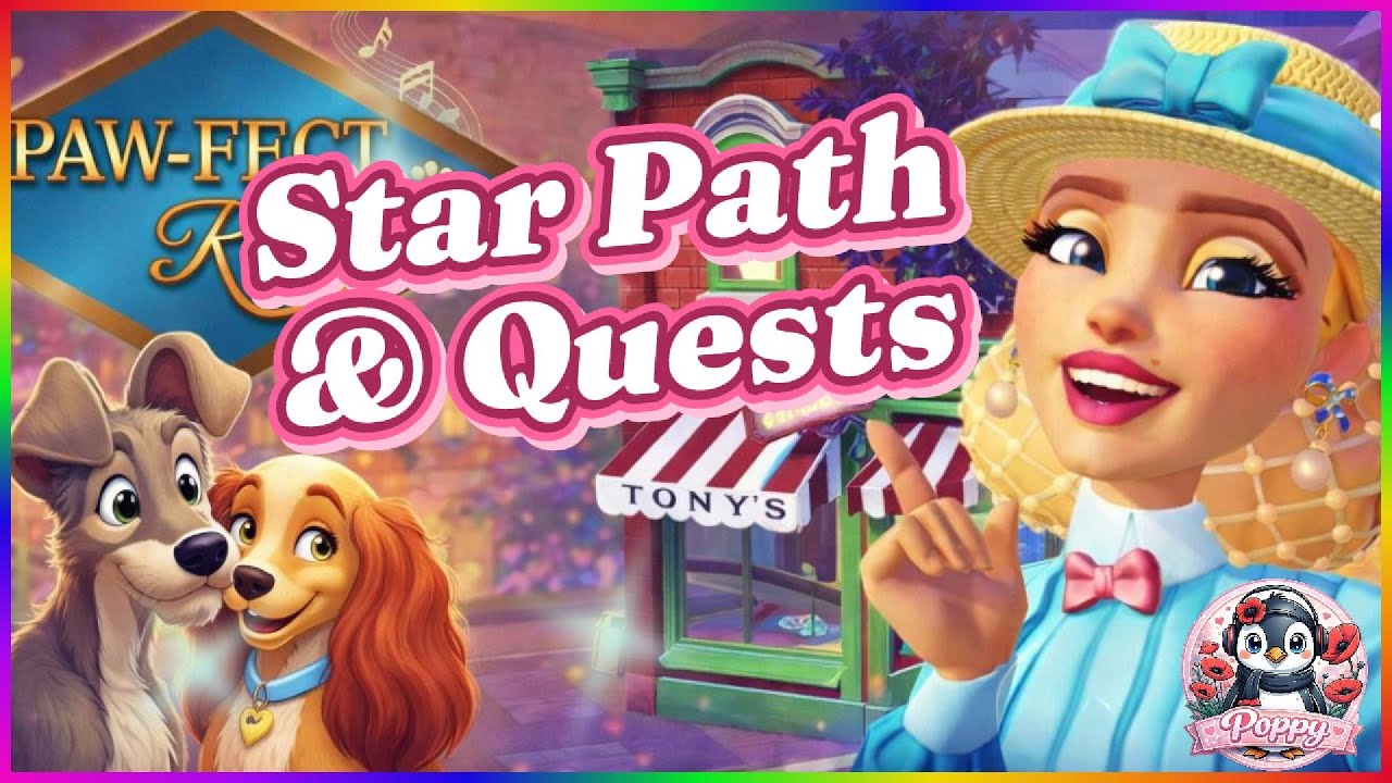 FINISHING Star Path + Lady & the Tramp Quests 💗 | Puppy Love Update | Dreamlight Valley LIVE