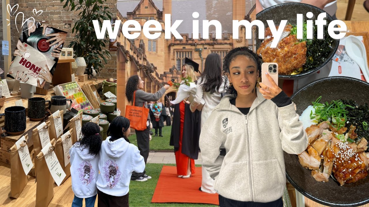 university diaries I first week back & finding study/work/life balance @ USYD 💌