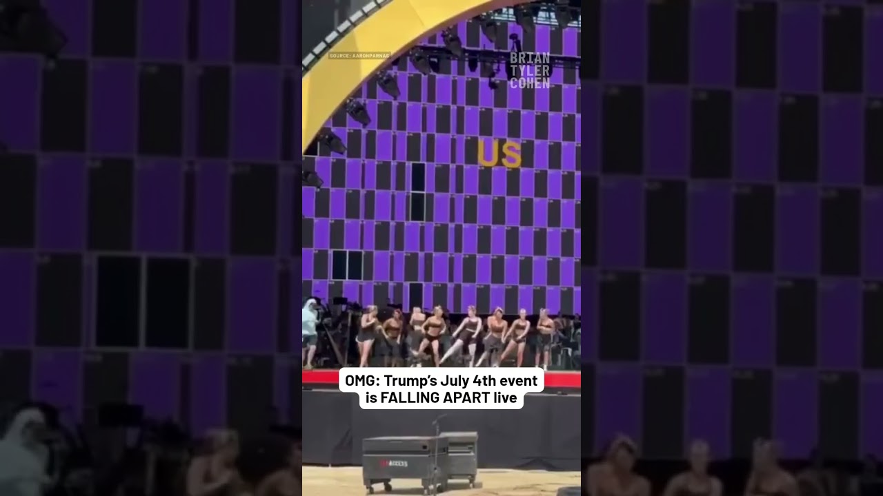 OMG: Trump&rsquo;s July 4th eventis FALLING APART live
