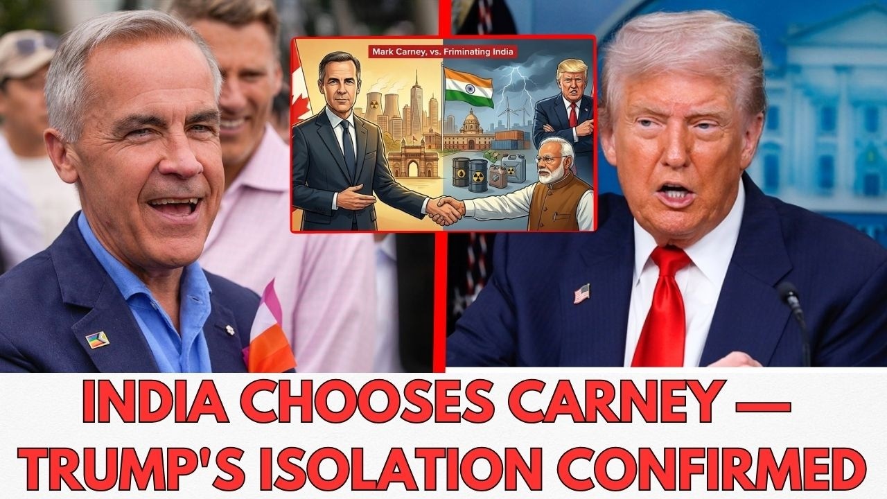 India CHOOSES Carney Over Trump as Canada EXPANDS Global Partnerships